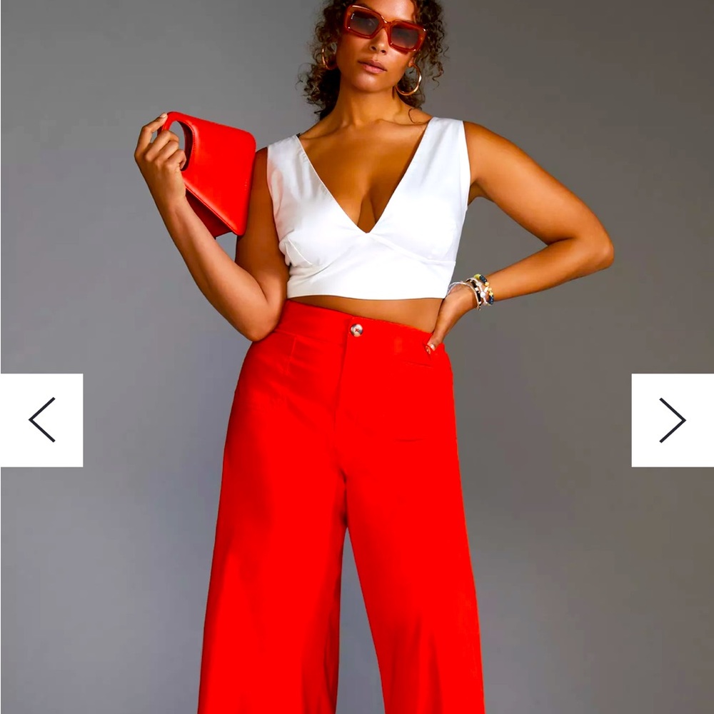 The Colette Cropped Wide Leg